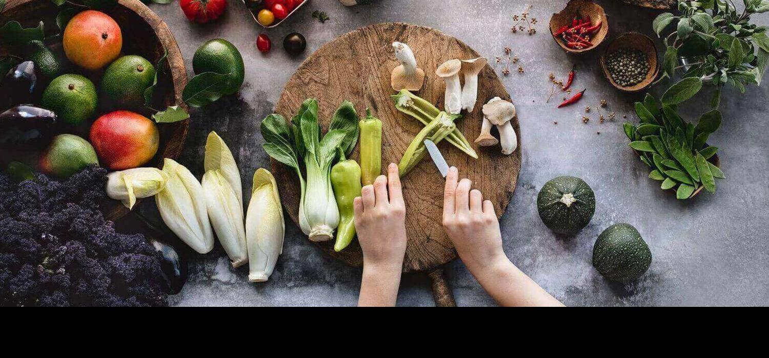 приготвяне на ястие зеленчуци