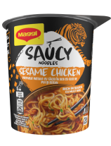 MAGGI Спагетини с вкус на пиле и сусам, чаша, 75 g