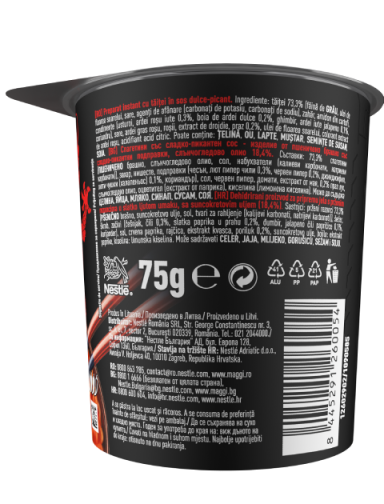 MAGGI Спагетини с вкус на сладко чили, чаша, 75g_BOP