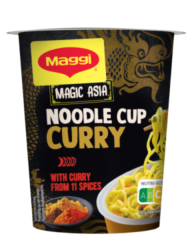 MAGGI MAGIC ASIA Спагетини с пикантен вкус на къри, чаша, 63g_FOP