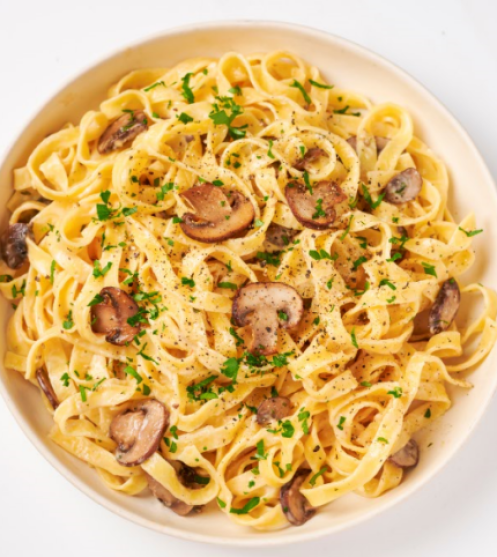 taliatelle with mushrooms