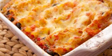 Канелони с кайма и маслини