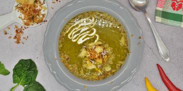 Пролетна зеленчукова супа